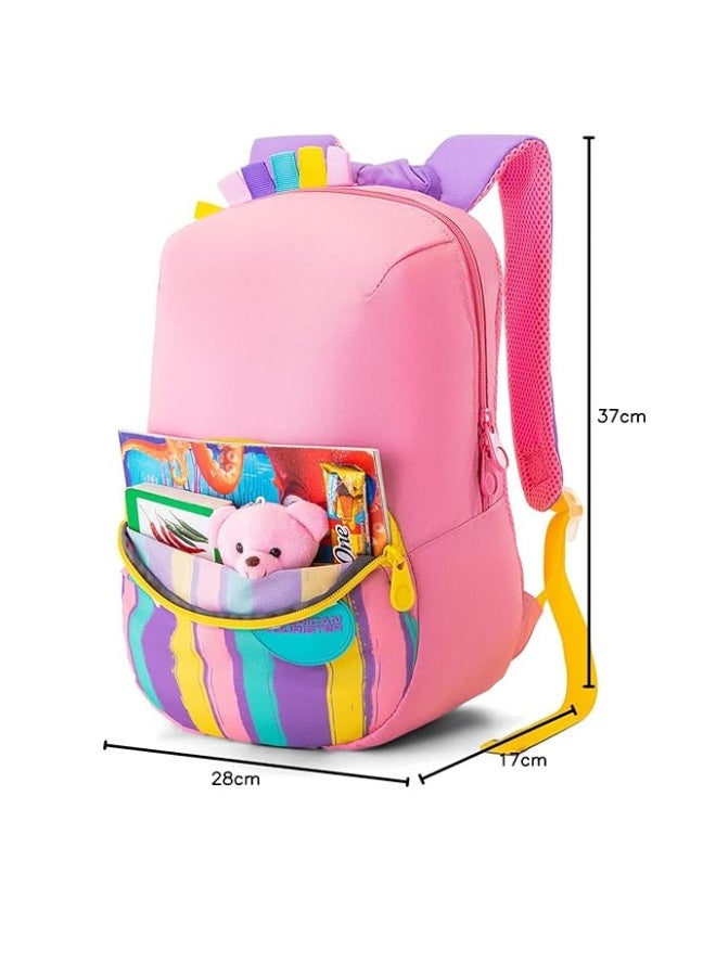 American Tourister 17 Litres SWIDDLE+ Unicorn Cap with 2 compartment Backpack for Boys & Girls, Kids - Unicorn Pink - Image 3
