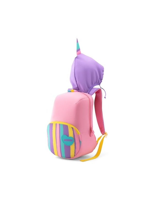 American Tourister 17 Litres SWIDDLE+ Unicorn Cap with 2 compartment Backpack for Boys & Girls, Kids - Unicorn Pink - Image 4