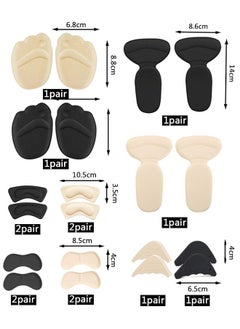 14 Pairs High Heel Cushions Pad Reusable for Women Shoe Filler Heel Inserts, Shoes Too Big Inserts Heel Pads, Includes Heel Cushions for Back of Heel Adjustable Toe Filler Inserts Heel Grips - pzsku/ZD106207DAABA3320AD03Z/45/_/1733981609/abcf2cd7-2731-44c1-a4e2-3e13502656c8