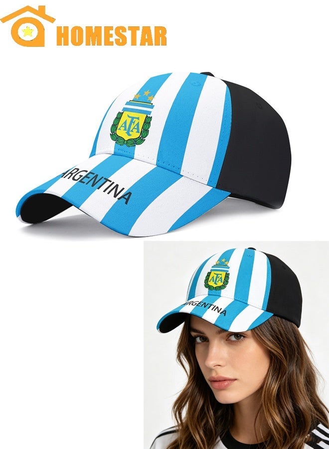 HOMESTAR National Flags Baseball Cap for Men, Women, Adjustable Hat, Unisex, Soccer Fans Novelty Caps, Outdoor Sun Hat - Image 1