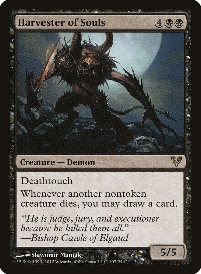 Magic The Gathering - Harvester of Souls (107) - Avacyn Restored