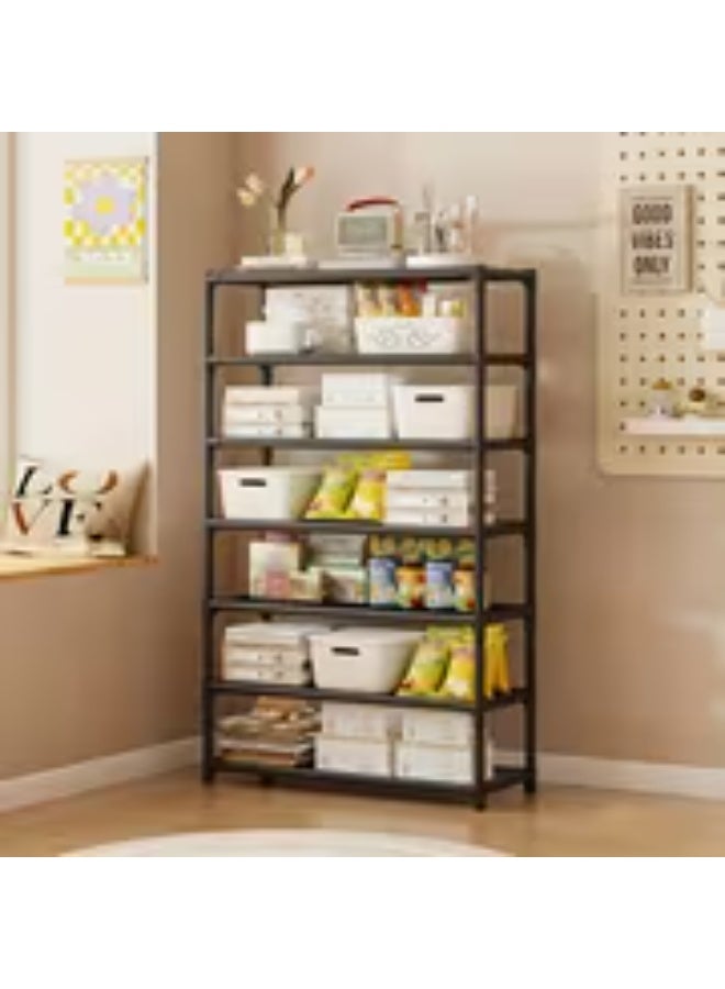 إيروريكس رف تخزين من 6/7 طبقات مع منظم متعدد الفتحات – تركيب بدون أدوات، هيكل متين، تصميم موفر للمساحة مناسب للمطبخ والمرآب والمتاجر، رف تخزين عملي بسعة كبيرة، رف أحذية متعدد الطبقات سهل التركيب - Image 5