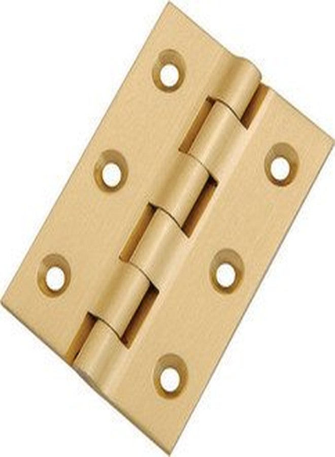 BRASK Brass Railway Hinges 3X1X1/8 Golden Finish (12pcs) - Image 1