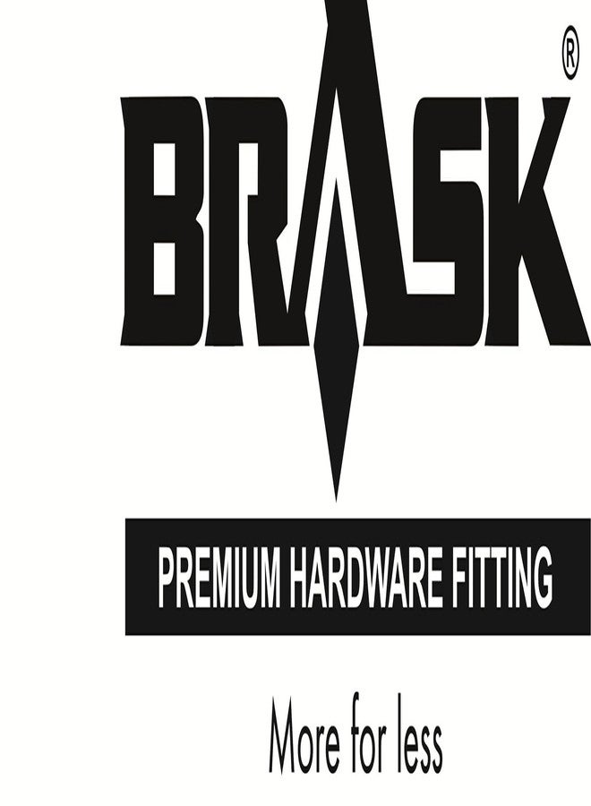 BRASK Brass Railway Hinges 3X1X1/8 Golden Finish (12pcs) - Image 3