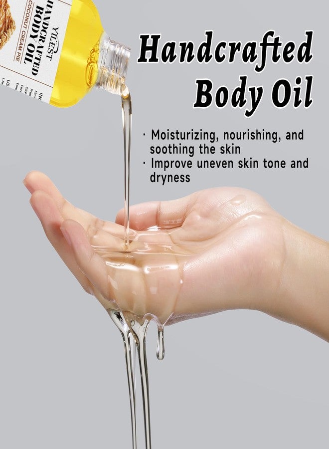 YILEST Organic Coconut Oil Body Oil for Dry Skin - Sweet Almond & Coconut Oils Blend, Moisturizing, Nourishing & Aromatic Skin Care Treatment for Women & Men, 4.06 Fl Oz, Hydrating & Non-Greasy - Image 3