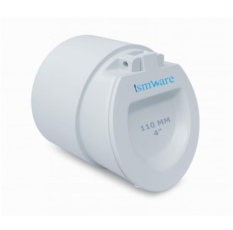 ISMWARE PVC SWR Pipe Non-Return Valve, Prevent from Rats, Pests and Other Reptiles, Anti-Pest, Anti-Rat & Reptile Blocker, Anti-Pest Drain Cover, 110mm/4-inch - Image 1