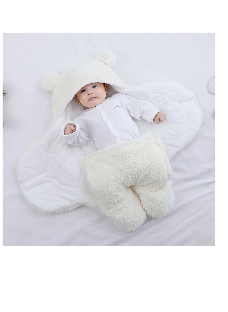 BAIG Baby Sleeping Bags Thicken Newborn Baby Wrap Blanket Winter Warm Newborn Envelope Soft Infant Sleeping Bag 0-9 Months - Image 1