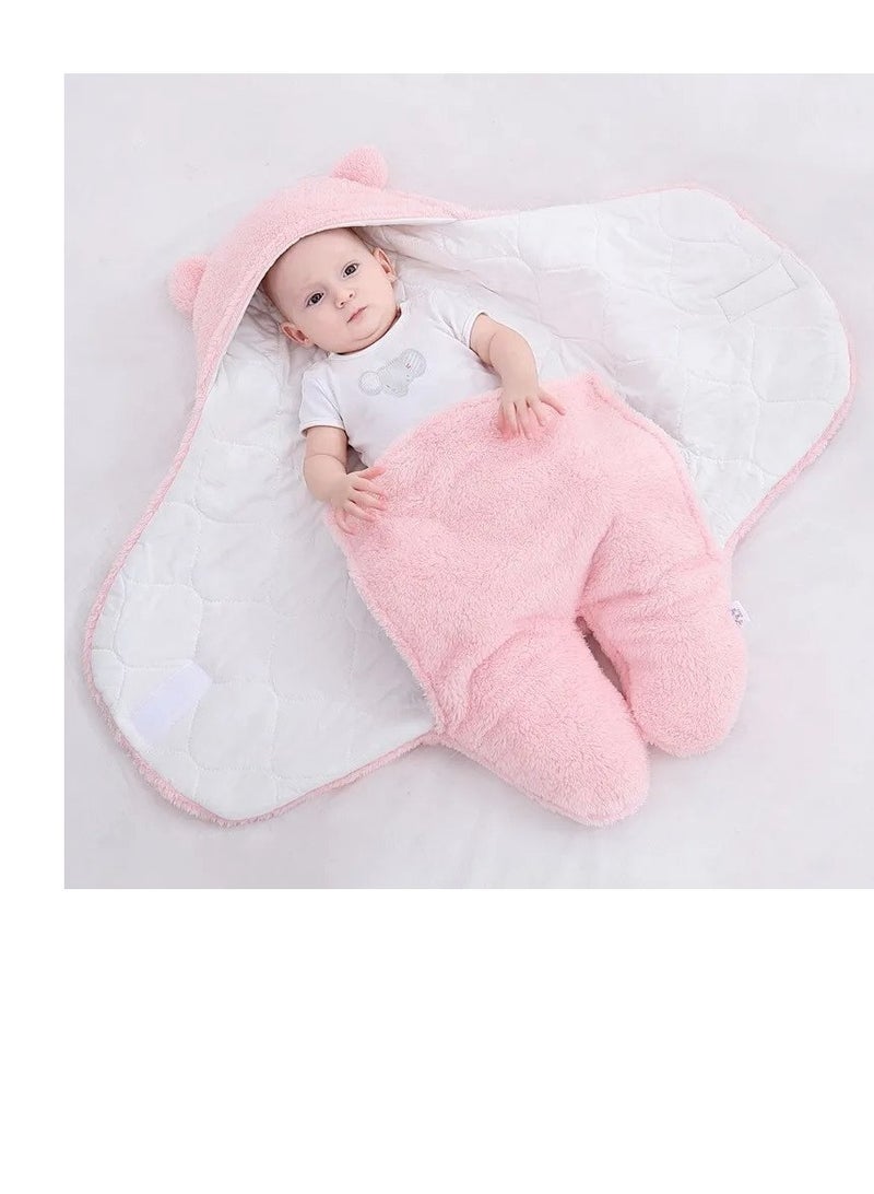 BAIG Baby Sleeping Bags Thicken Newborn Baby Wrap Blanket Winter Warm Newborn Envelope Soft Infant Sleeping Bag 0-9 Months - Image 2