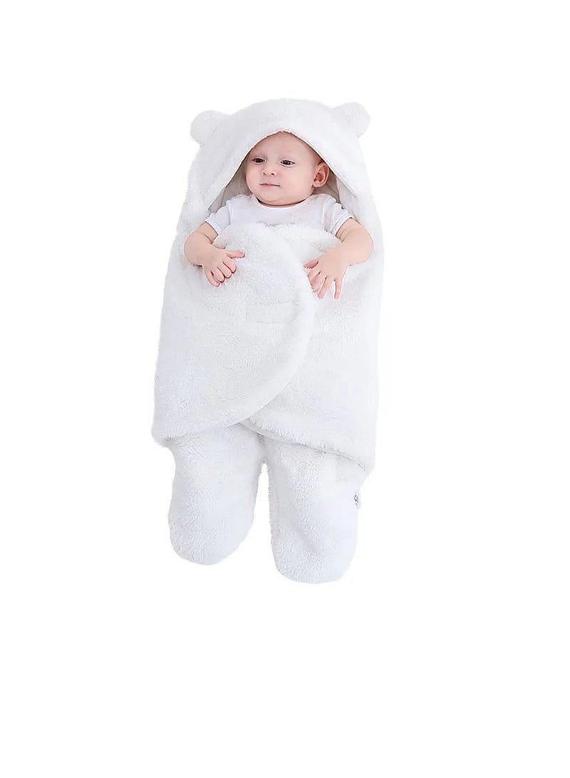 BAIG Baby Sleeping Bags Thicken Newborn Baby Wrap Blanket Winter Warm Newborn Envelope Soft Infant Sleeping Bag 0-9 Months - Image 3
