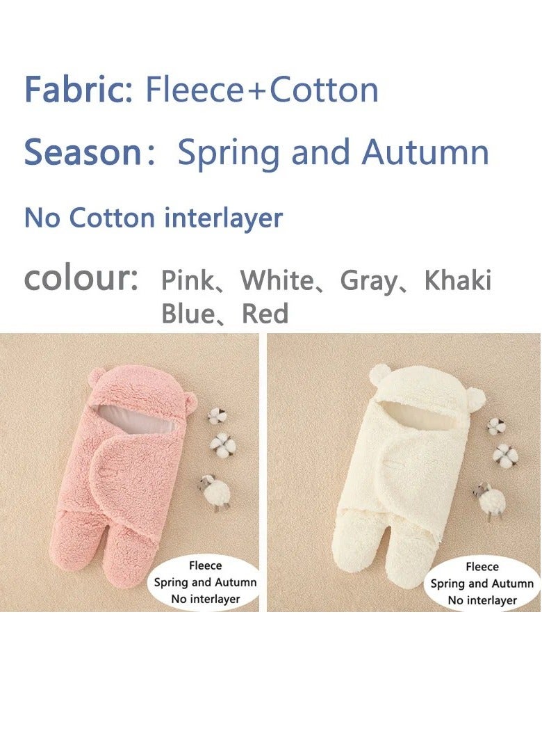 BAIG Baby Sleeping Bags Thicken Newborn Baby Wrap Blanket Winter Warm Newborn Envelope Soft Infant Sleeping Bag 0-9 Months - Image 5