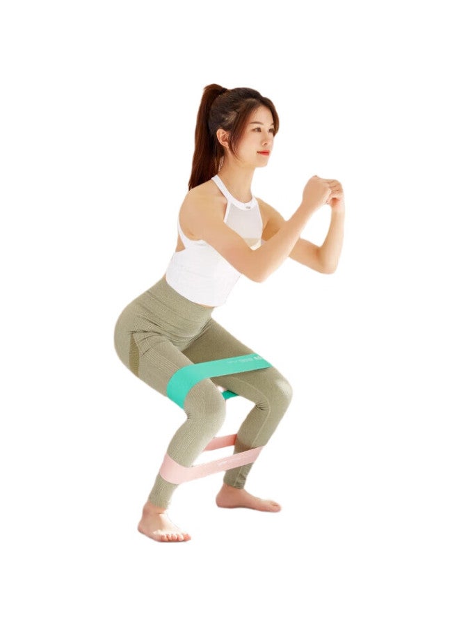 Lexi Yoga Elastic Band Fitness Women'S Hip Circle Lifting Artifact Stretching Deep Squat Training Resistance Band Yellow 20 Pounds - Image 1