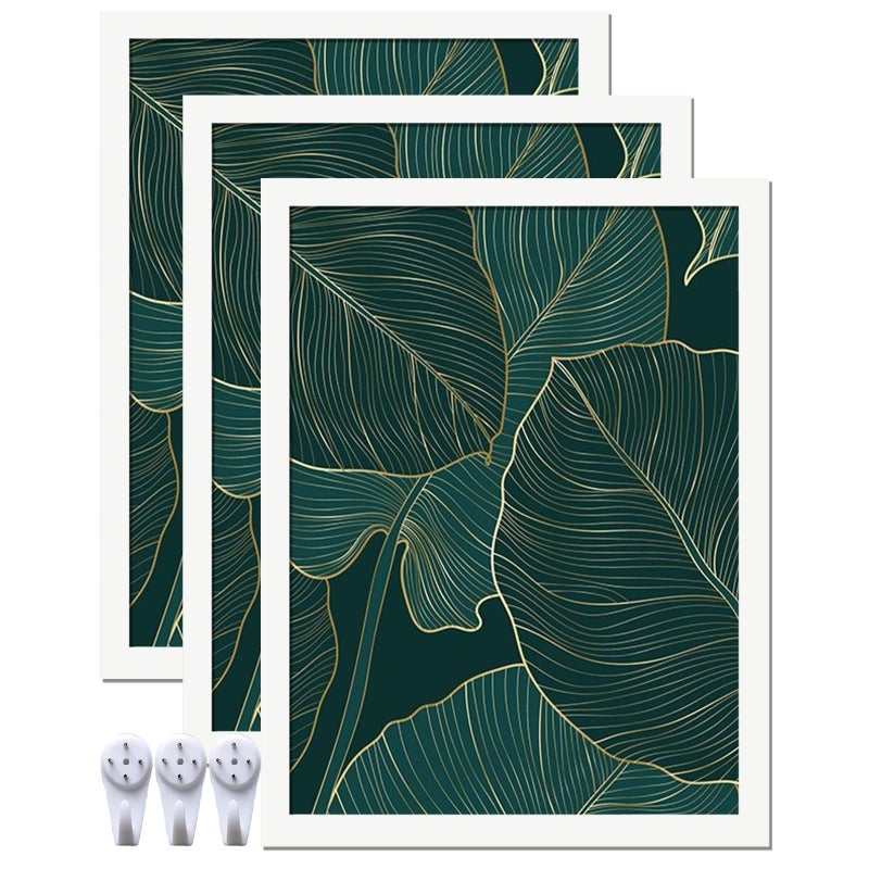 keibiubu White Picture Frame Set of 3 12x16 Picture Frame for Photo Poster Canvas Certificate Document Display Horizontally or Vertically High Transparent Wall GallerySize 12 x 16 inches