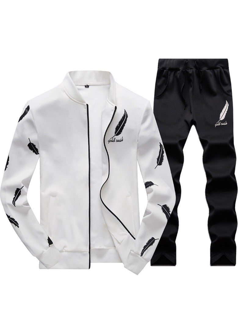 KUYING Spring and Autumn Youth Thin Hooded Casual Sportswear  - Image 1