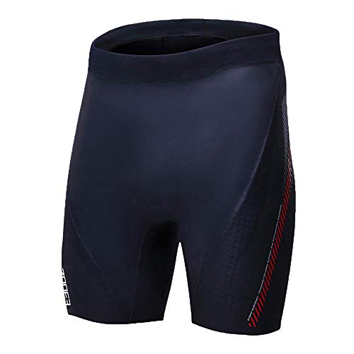 ZONE3 Neoprene Buoyancy Shorts 'Premium' Aerodome Elite 5/3mm (Black/Red, Small) - Image 1