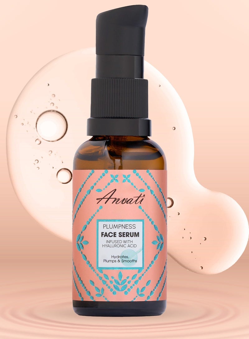 Anvati Hyaluronic Acid Face Serum 30ml – Deep Hydration & Skin Plumping Serum for Dark Spot Correcting, Brightening, Anti-Aging, Moisturizing & Glowing Skin Care Treatment for Women & Men - Image 2