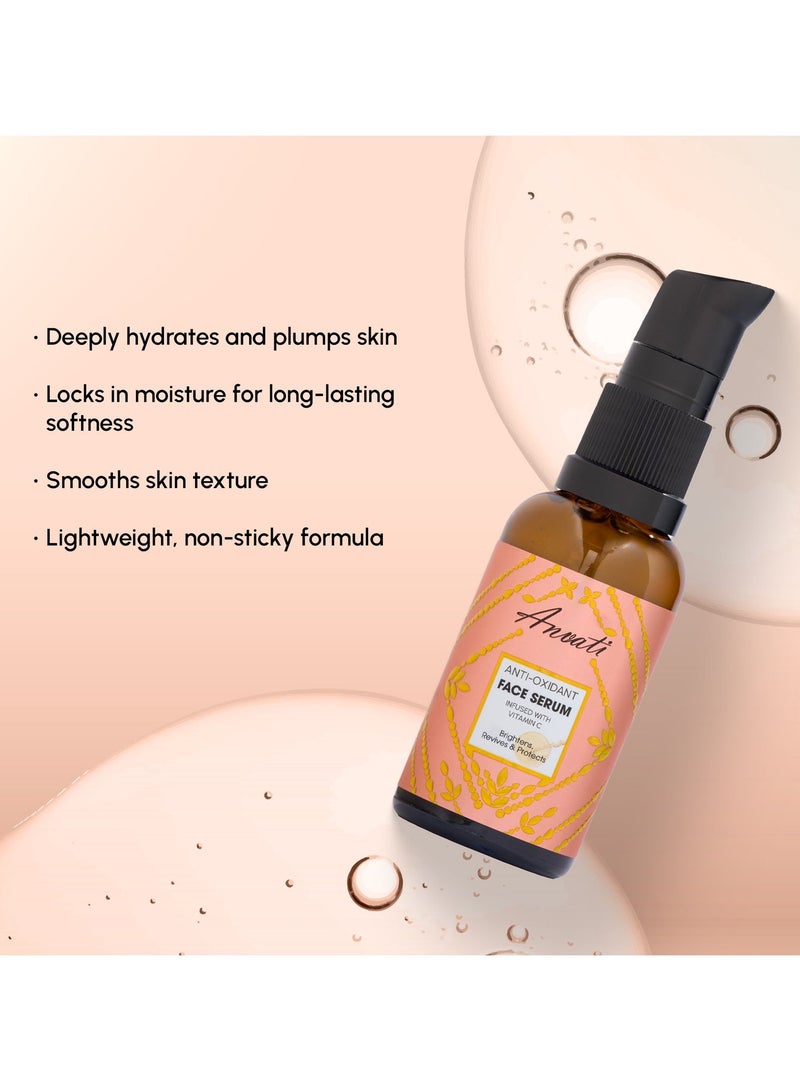 Anvati Hyaluronic Acid Face Serum 30ml – Deep Hydration & Skin Plumping Serum for Dark Spot Correcting, Brightening, Anti-Aging, Moisturizing & Glowing Skin Care Treatment for Women & Men - Image 4