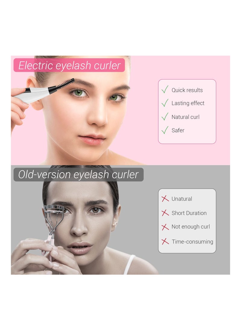 Arabest - Electric Heated Lash Curler with LED Display 4 Temperature Modes(White) - Image 1