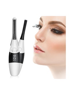Arabest Electric Heated Lash Curler with LED Display 4 Temperature Modes(White)  - Image 1