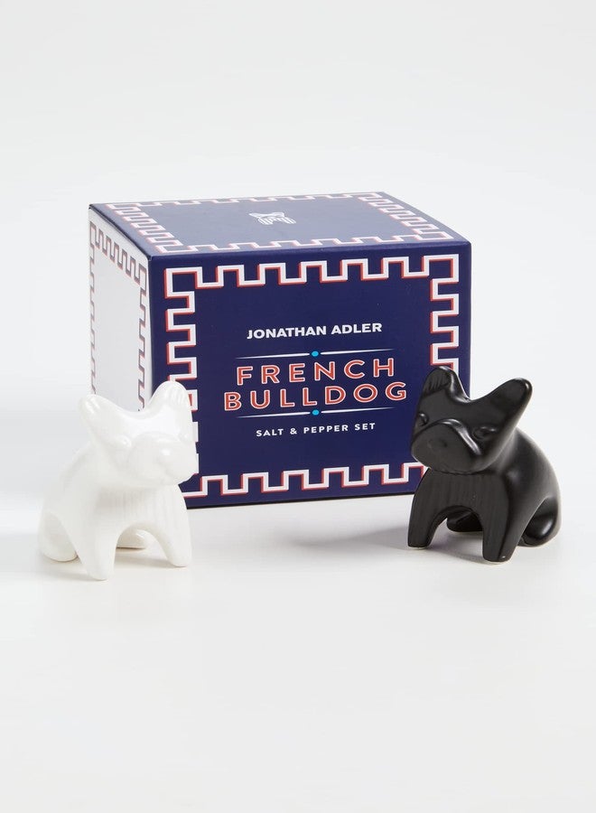 Jonathan Adler French Bulldog S&P, Black/White, One Size, (31830) - Image 2