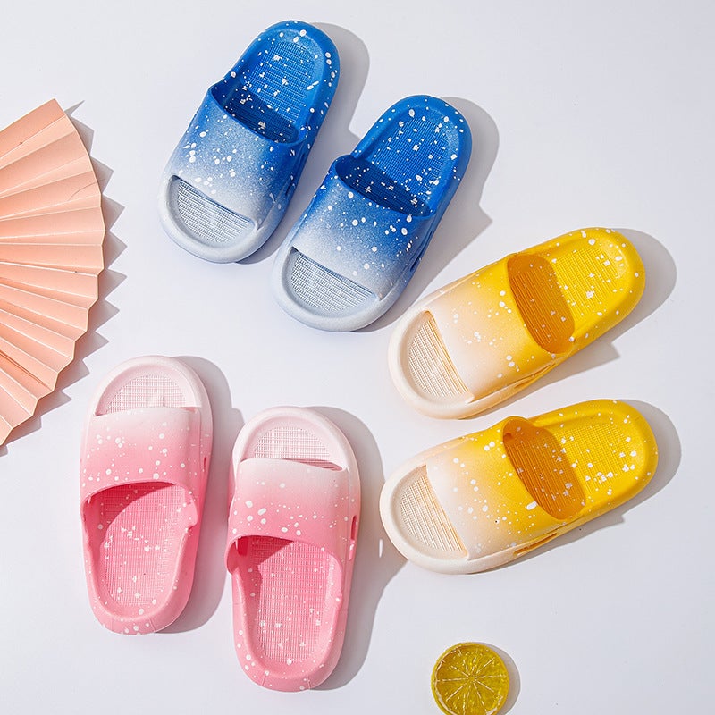 Summer Gradient Children'S Slippers New Boys' And Girls' Sandals Indoor And Outdoor Home Parent-Child Slippers - Image 3