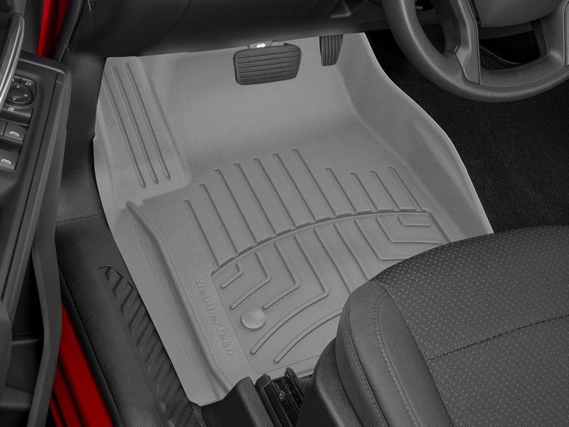 WeatherTech FloorLiner HP for 2015-2022 Ford F-150 SuperCrew/Super Duty Crew Cab Bench Seating - Set - Black - Image 2