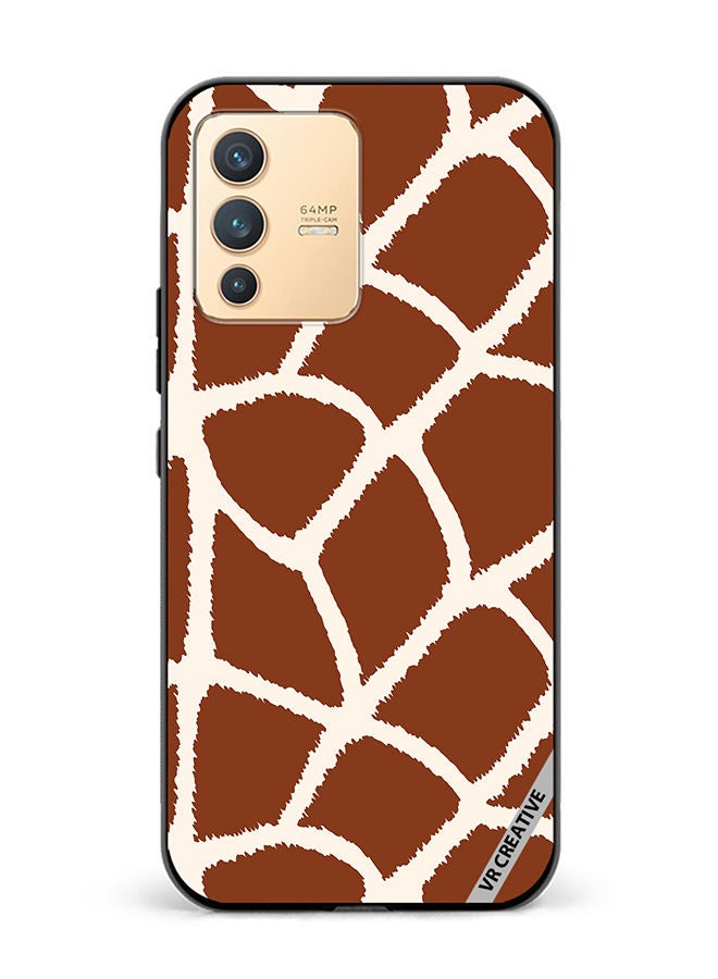 VR CREATIVE Protective Case Cover For Vivo V23 5G Mix Pattern Design Multicolour - Image 1