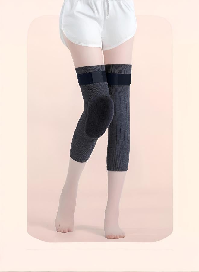 حامي الركبة سميك مزدوج للدفء والدعم | لكبار السن وراحة المفاصل - Image 1