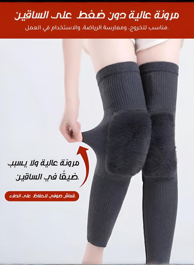 حامي الركبة سميك مزدوج للدفء والدعم | لكبار السن وراحة المفاصل - Image 5