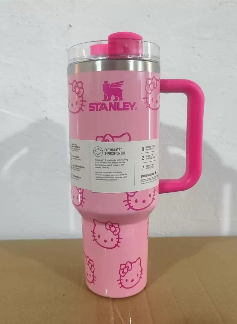 Stanley Quencher H2.0 Stainless Steel Vacuum Insulated Tumbler with Lid and Straw for Water, Iced Tea or Coffee, Smoothie and More,  40oz/1.18L - Image 1