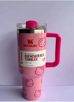 Stanley Stanley Quencher H2.0 Stainless Steel Vacuum Insulated Tumbler with Lid and Straw for Water, Iced Tea or Coffee, Smoothie and More,  40oz/1.18L  - Image 2