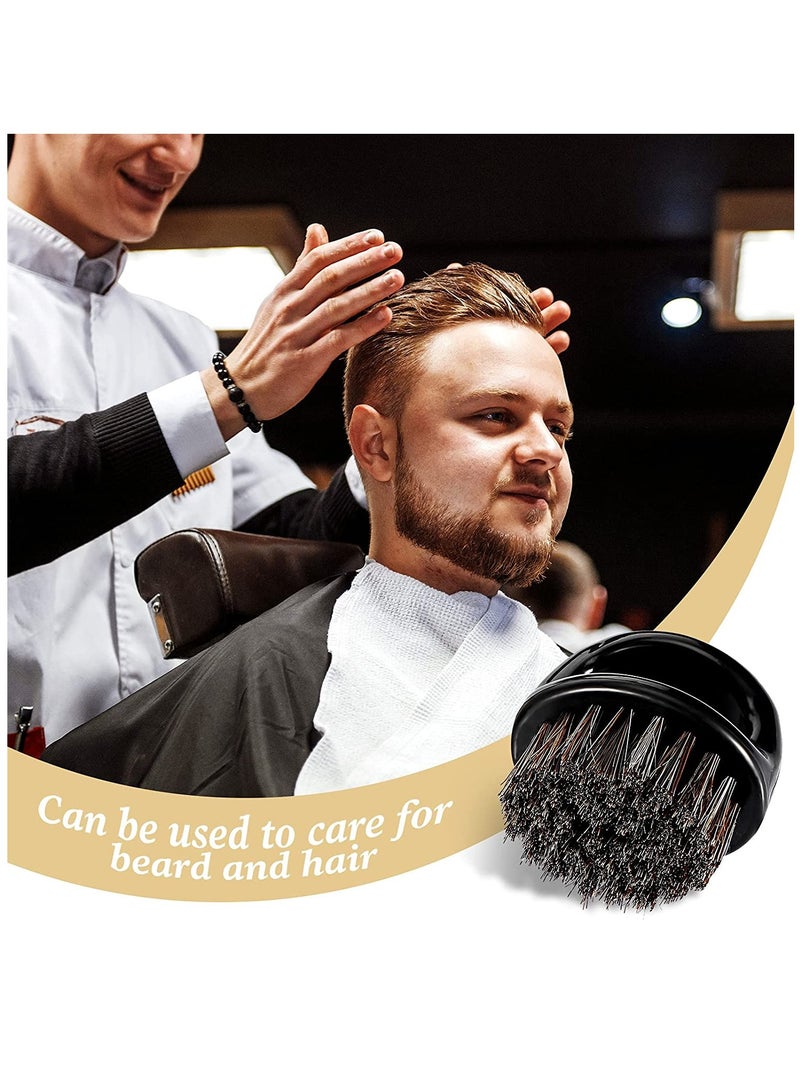 SOLARAE Knuckle Brush Brushes Fade Brush Barber Knuckle Beard Brush for Men Finger Brush Barber Face Brush Knuckle Neck Brush Soft Bristles Mustache Brush Barber Hair Brush Beard Sweep Beard Styling(4 Pieces) - Image 3