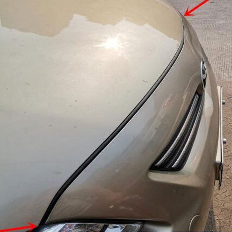 SZFKACCESS for 2007 2008 2009 2010 2011 2012 2013 Toyota Corolla Front Back Engine Hood Sealing Strip Trim Rubber Weatherstrip (Frong Sealing Strip) - Image 1