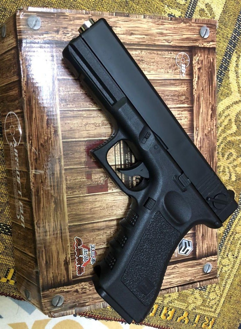 Realistic Metal 6mm Bead Glock Pistol  - Image 2