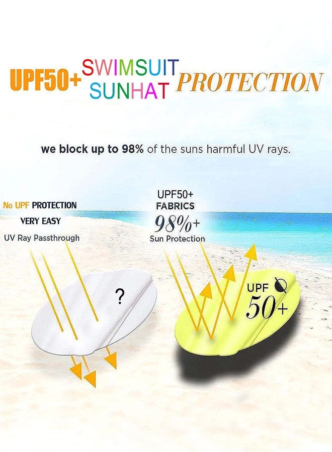 weVSwe Baby Girls Newborn Pink Heart Swimsuit Toddler Rash Guard Sun Protection Infant Swimwear with Sun Hat 12-18 Months - Image 5