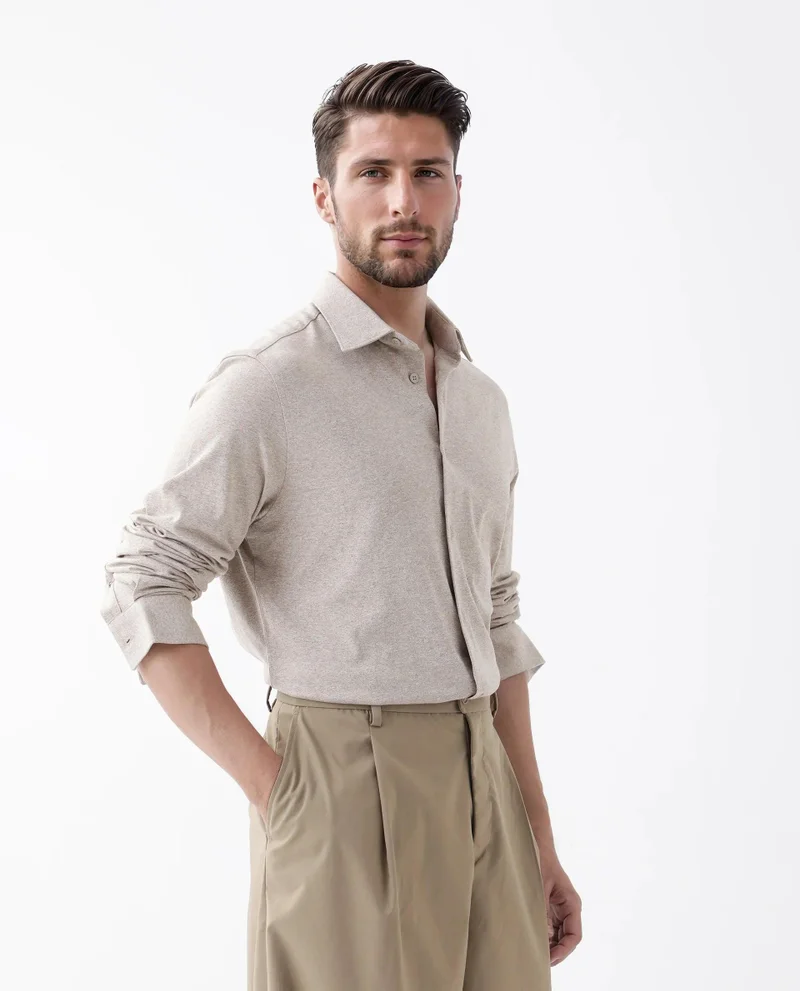 Rare Rabbit Men's Regular Fit Solid Shirt
