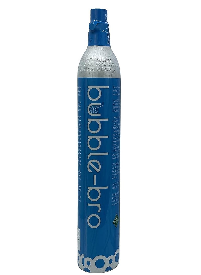 بابل-برو حزمة عائلية لصانع المياه الفوارة من bubble-bro Origin - مع 2 × 60 لتر من أسطوانات CO2 ، 1 × زجاجة إضافية سعة 1 لتر و 2 × زجاجة 500 مل (أبيض)  - Image 3
