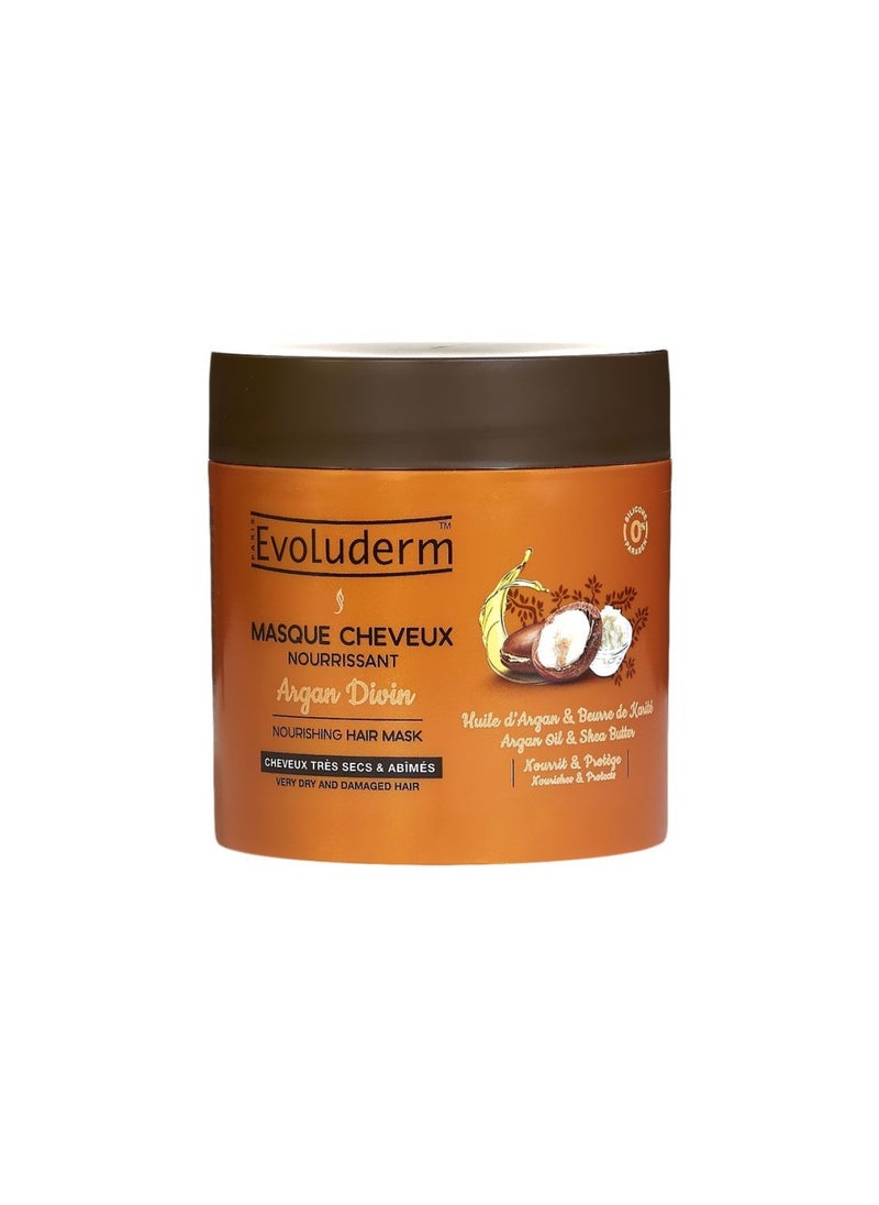 Evoluderm - Argan Divin Nourishing Hair Mask 500 mL 17315 - Image 1