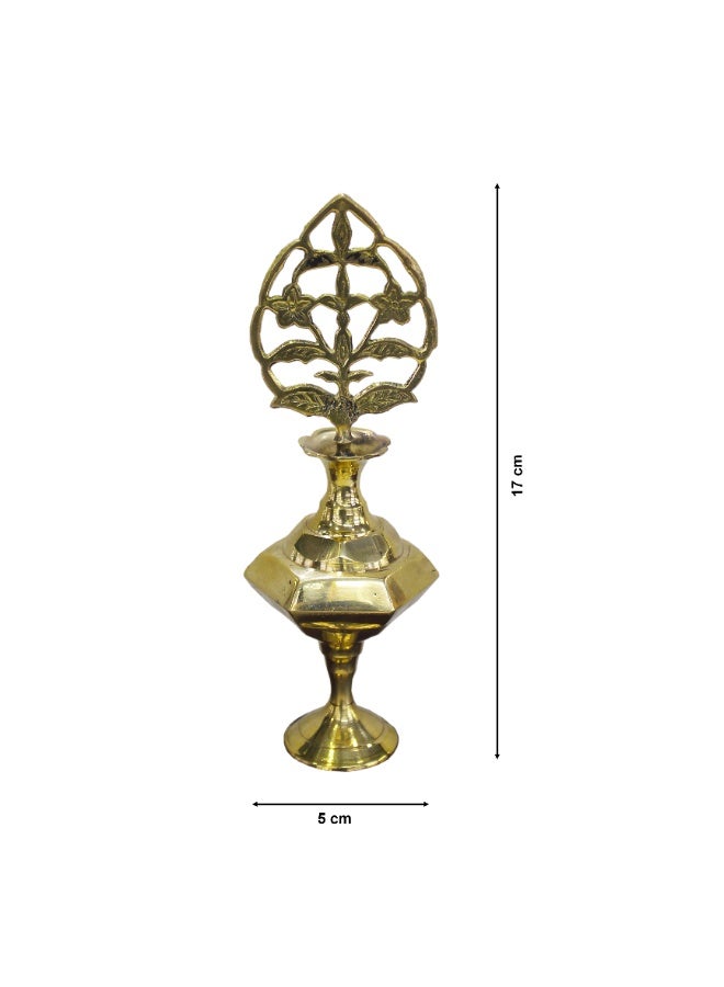 قلم تحديد العيون/كحل العيون/قلم الكحل بتصميم عربي من النحاس الأصفر، حجم كبير. تصميم كلاسيكي. | (التصميم 1) (نحاس أصفر) - Image 5