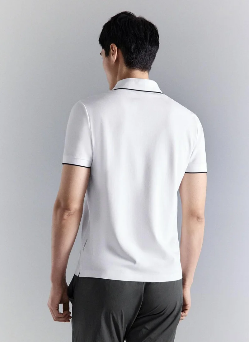 Mango Man Comfort stretch Coolmax ® piqué polo