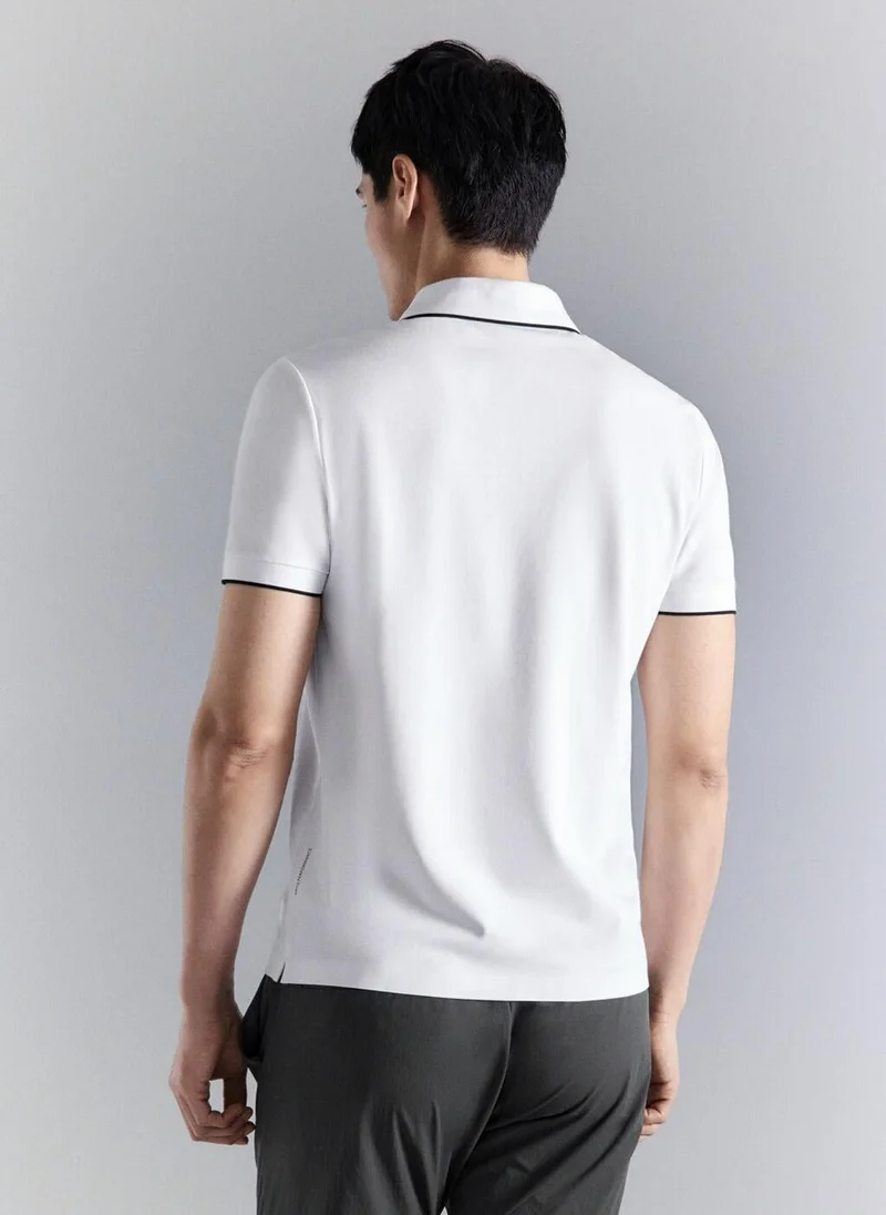 Mango Man Comfort stretch Coolmax ® piqué polo