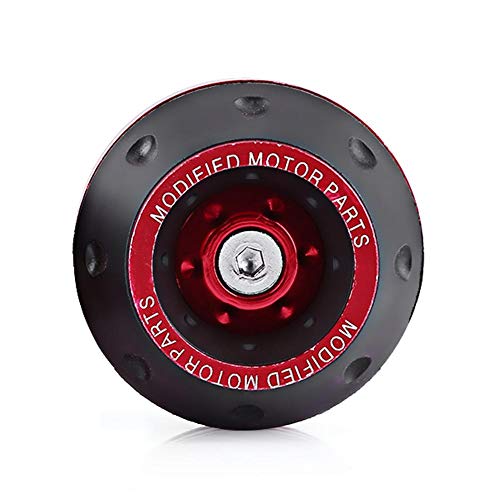 Keenso حماية إطار شوكة أمامية، كينسو CNC ألومنيوم لحماية إطار شوكة العجلات لمعظم الدراجات النارية والدراجات البخارية (أحمر) - Image 2