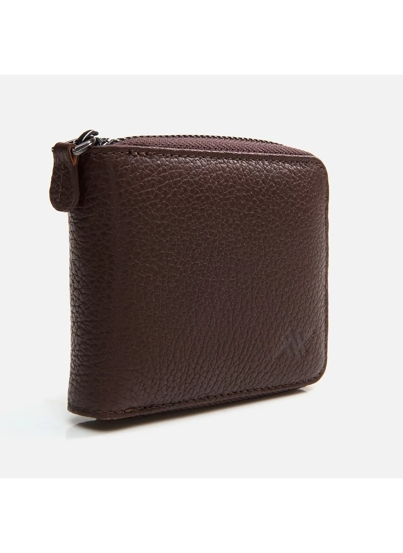 Hotiç 06CUH290100A480 GENUINE Leather Brown Men's Wallet