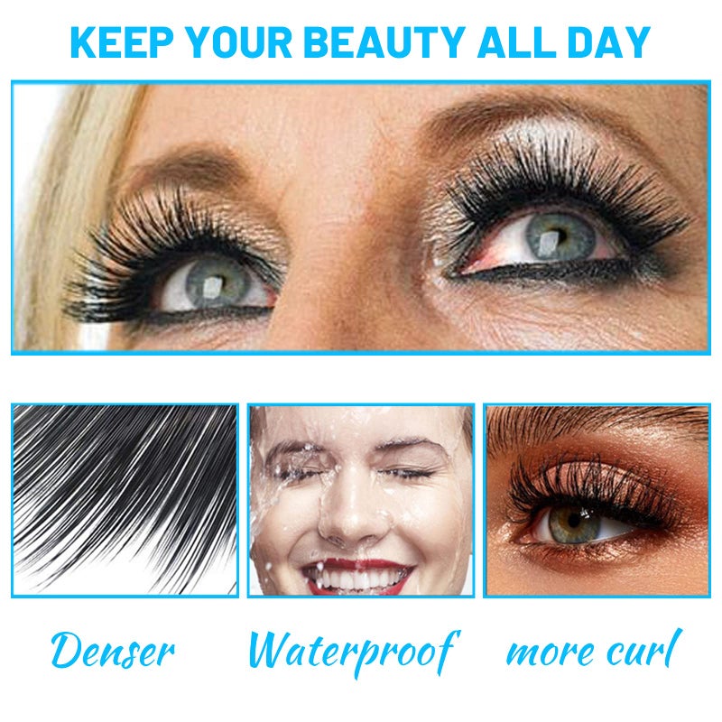 fupah Mascara for Older Women 60 Plus, Mascara for Women over 60 with Thinning Lashes, Waterproof Hypoallergenic Tubing Mascaras Black Volume and Length for Sensitive Eyes (1 Pack) - Image 4