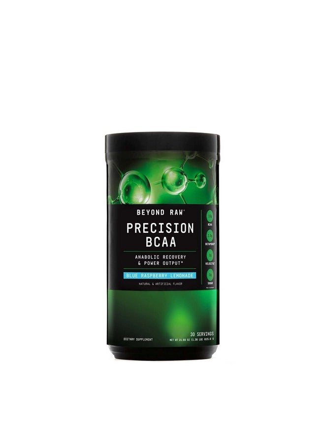 BEYOND RAW - Precision Bcaa Powder ; Anabolic Recovery & Power Output ; Blue Raspberry Lemonade ; 30 Servings - Image 1