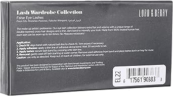 Lord&Berry LORD BERRY Lash Wardrobe Collection Natural Lashes False Eyelashes EL22 - Image 3