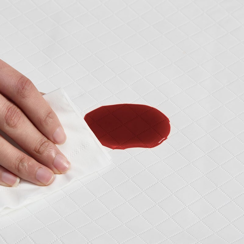 Newbridge Quilted Waterproof Cut to Fit Table Pad Protector with Flannel Backing, Heat Resistant, Wipe Clean, Cushioned Pad Protects Table from Spills and Scratches (52" Round) - Image 3