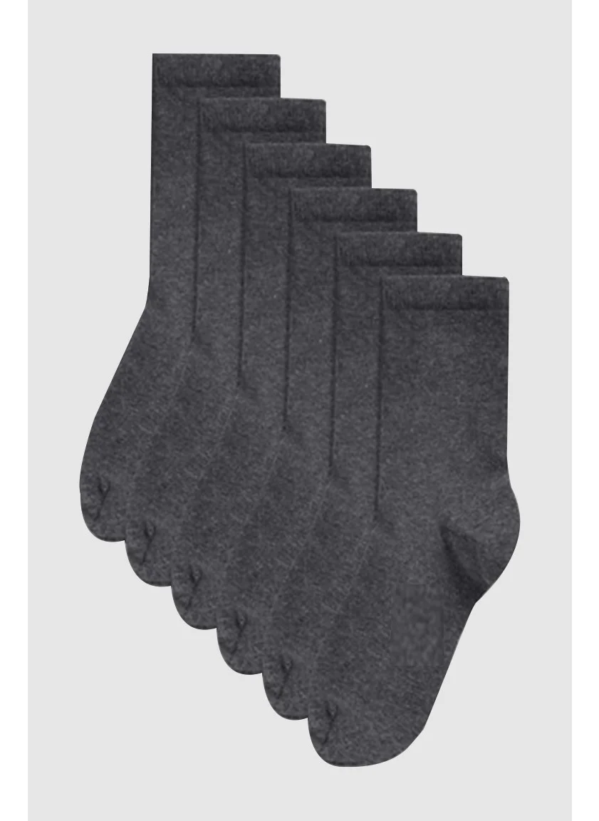 Mem Socks Seamless Seasonal Socket Women's Socks 6 Pcs