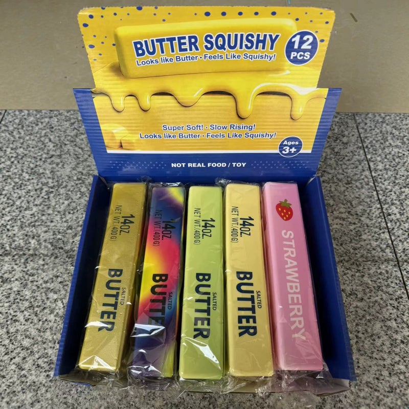 Soft and Slow-Rebound Scented Imitation Butter Stick Stress-Relief Toy with a Squishy Feel, Gift Item - Image 2
