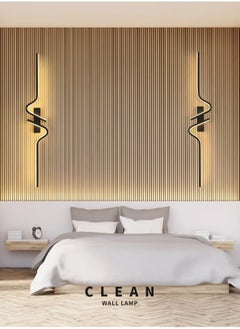 LOOPITYS （Tricolour light-100CM-R）Modern wall lights Home appliances Nordic style long lumen home decoration Bedroom dining room TV wall lighting fixtures，wall lamp  - Image 5