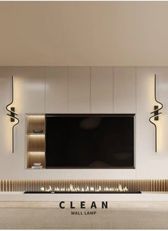 LOOPITYS （Tricolour light-100CM-R）Modern wall lights Home appliances Nordic style long lumen home decoration Bedroom dining room TV wall lighting fixtures，wall lamp  - Image 4